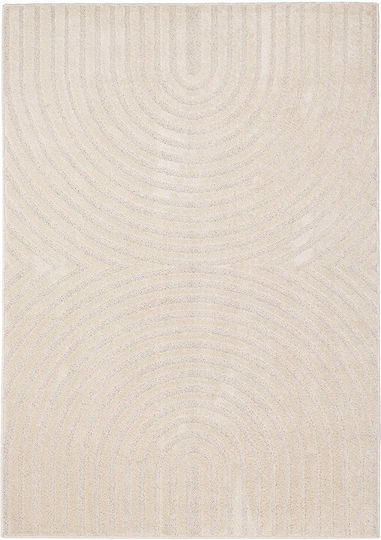 Royal Carpet Modern Bedroom Rug Set White 11JAZ8101WH.067500 3 Pieces