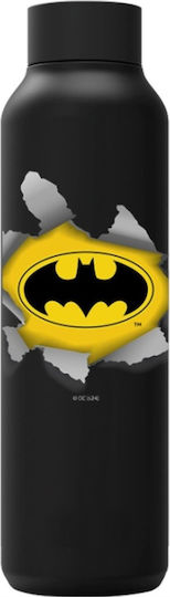Quokka Solid Ανοξείδωτο Παιδικό Παγούρι Batman Θερμός Μαύρο 630ml