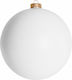 White Plastic Ball Decoration 15cm