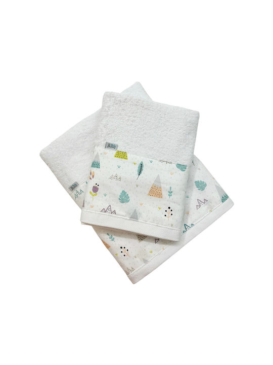 Bunny Bebe Set of Baby Towels 2pcs Mountains We...