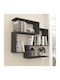 Wandregal Anthracit 90x22x82cm