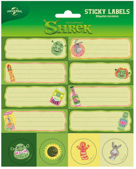 Grupo Erik Shrek Ετικέτες Τετραδίων 20τμχ