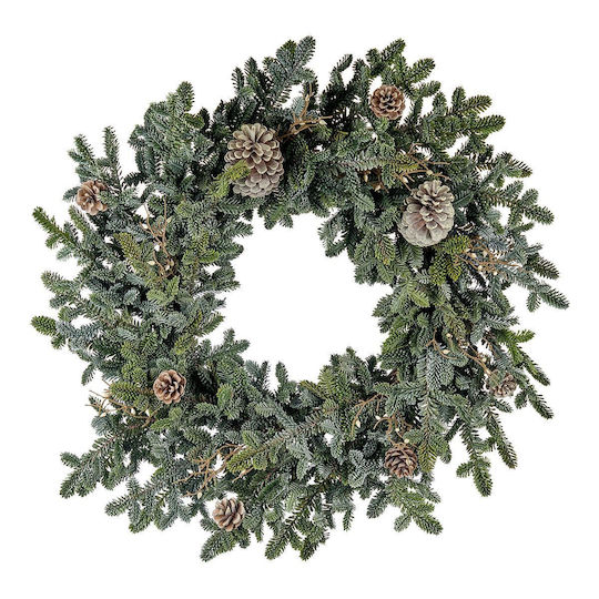 MSA Christmas Decorative Wreath Diameter 80cm Green