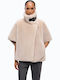 Short Women's Beige Fur