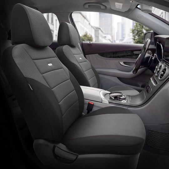 Car Seat Covers Otom One Design Universal Cotton Fabric Rachel Set Front Rear 10 Pieces Black One-101