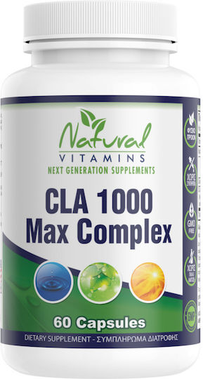 Natural Vitamins CLA 1000 MAX COMPLEX 1000 mg 60 Kapseln