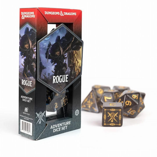 Sirius Würfel Dungeons & Dragons Abenteuer Würfel Set Schurke Schwarze