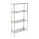 Relaxdays Raft Dexion Galvanizat 75x30x150 cm Cu 4 Rafturi Rezistență Totală 640 kg