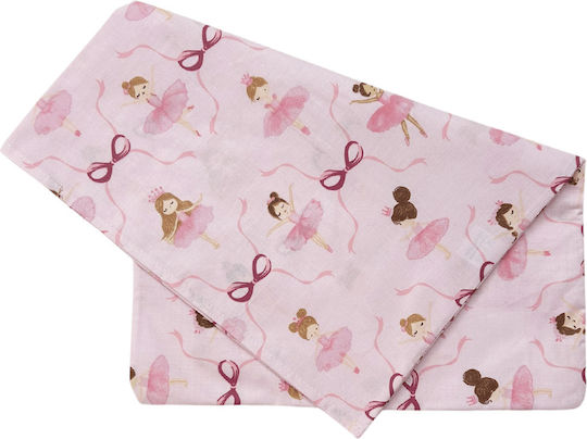 Bunny Bebe Детски Калъф За Възглавница От 100% Памук Ballerina 45x33см