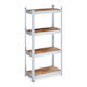 Relaxdays Dexion Shelf 60x30x120cm With 4 Shelv...