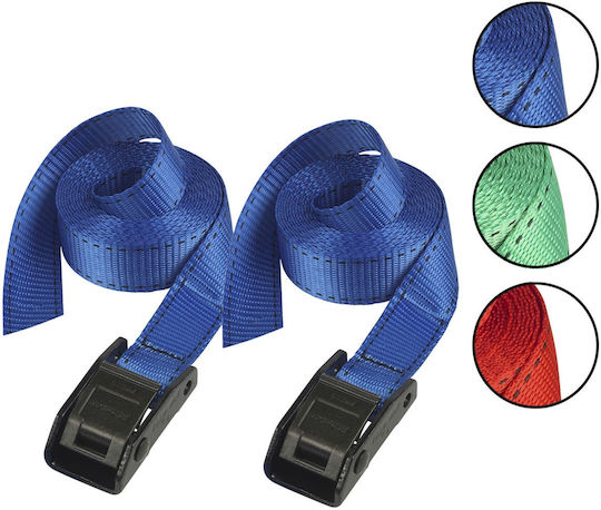 Masterlock Curea de Fixare Lashing Straps 3010 25mm-2 50m Set 2 Bucăți Mix de Culori Mrl-3110eurdatcol