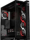 ROG Cronox Gaming Midi Tower Computer Case with Side Window Black