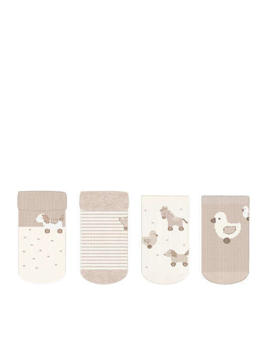 Mayoral Kindersocken Braun Offen 4 Paar