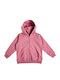 Kinder-Sweatshirt Strickjacke Mit Taschen Rosa
