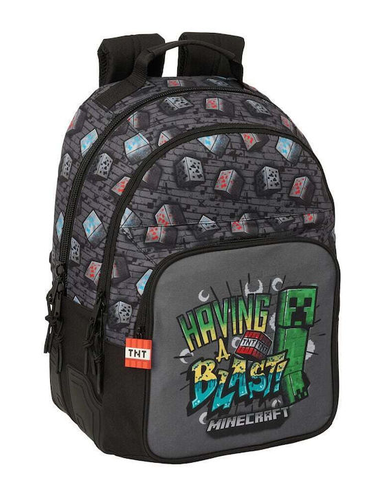 Safta Minecraft Graffiti Adaptabil Ghiozdan de Spate Scoala
