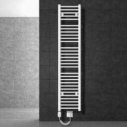 LuxeBath Електрическа кърпена закачалка 1200W 180x30cm Бяла