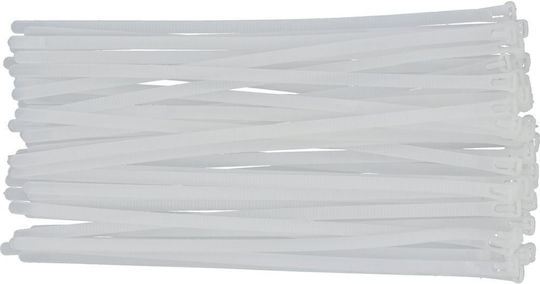 Plastik-Kabelbinder Abnehmbar 7,6x300 Mm 50 Stück Weiße