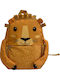 abo Have A Roarsome Day School Backpack Kindergarten With Water Bottle Holder Orange 21 x 11 x 32cm