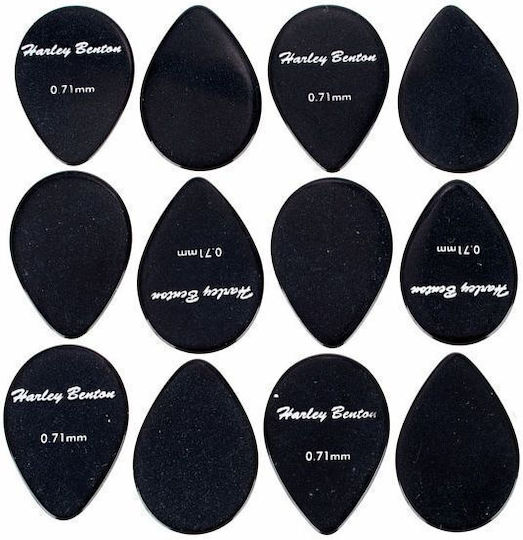 Harley Benton Small Tear Drop Electric Guitar Pick Set 0.71