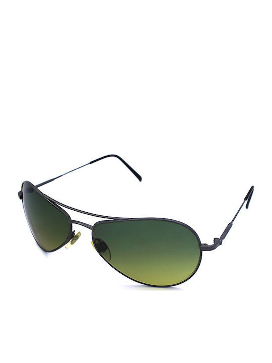 Vogue Unisex Γυαλιά Ηλίου με Ασημί Σκελετό και Ασημί Φακό