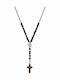 FantazyStores Colier Rozariu Negru