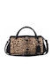 Genuine Leder Damen Handtasche Schulter Handtasche Crossbody Braun