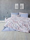 Mc Decor Carol Super-Double Bed Sheets Set 240x260cm Carol (4 Pieces)
