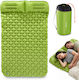 HyperMotion Doppeltes Camping Schlafmatte 190x120cm Dicke 5,5cm Grüne