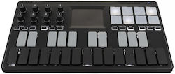 Korg Tastatură Midi cu 25 de clape Negru Korg Tastatură Midi cu 25 de clape Negru