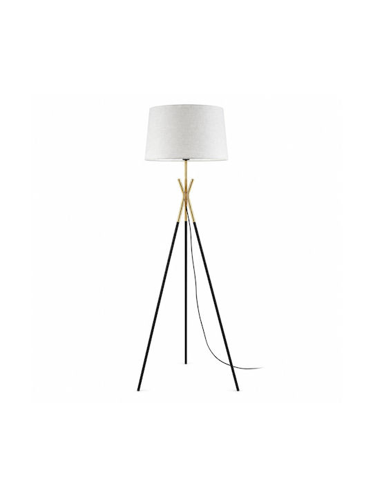 Artekko Stehlampe mit Lampenbirnensockel E27 Schwarz Artekko Stehlampe mit Lampenbirnensockel E27 Schwarz