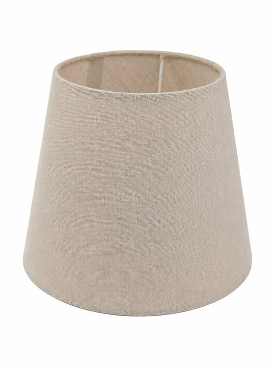 Artekko Beige Fabric Lamp Shade E27 14x22x17 Cm