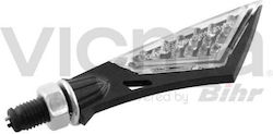 Set Universal Flash-uri Moto Lumini LED Negre 62x25mm 2 Bucăți Set Universal Flash-uri Moto Lumini LED Negre 62x25mm 2 Bucăți
