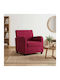 Relax Samt Sessel Rot 70x79x78cm