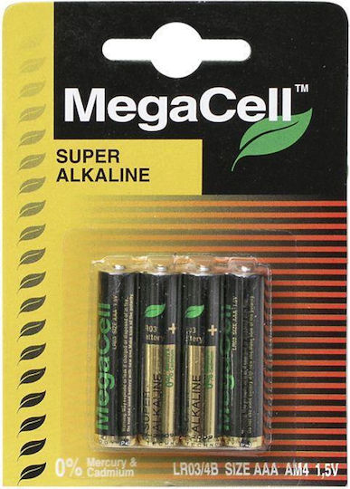 Megacell Alkaline Batteries AAA 1.5V 48pcs