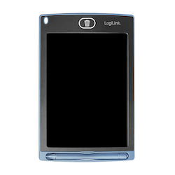LogiLink LCD Schreibtablette 8.5 Zoll Einfarbig 2 Magnete Blau Aa0202bl