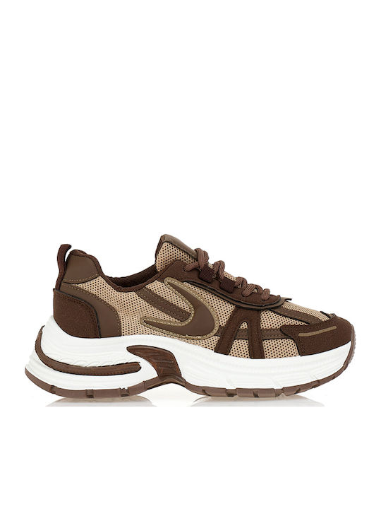 Tsoukalas Γυναικεία Sneakers Καφέ