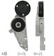SKF Spannrolle Für Volkswagen 1.8b T38151