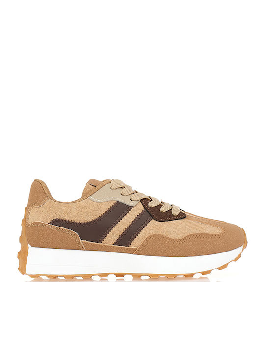 Tsoukalas Γυναικεία Sneakers Καμέλ