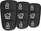 3x Knopfschaft Gummi Hyundai Kia Autoschlüsselhüllen Greatstore