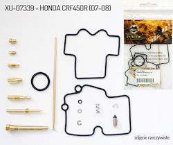 Психически Honda Crf 450r '07-'08 Комплект за Ремонт на Карбуратор 26-1459 1 Карбуратор