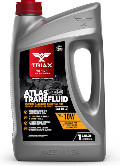 Ulei Transmisie Cat To-4 Triax Atlas Hd Transfluid 10w 3,78 L