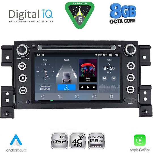 Digital IQ BLM 554_CPA 7" Мултимедиен Фабричен Автомобилен Аудио Система Suzuki Grand Vitara Модел 2005-2015