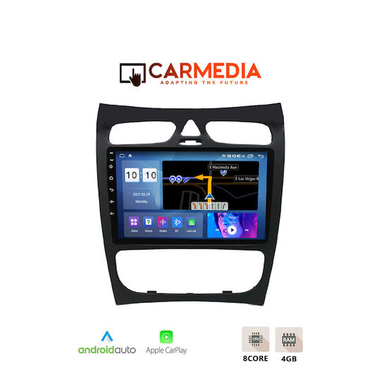 Carmedia Cm409pro Таблет 9'' Фабричен Mercedes CLK W209 2000-2004 Пълна Рамка