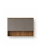 Karag Ορθογώνιος Καθρέπτης Μπάνιου από Plywood 120x80cm