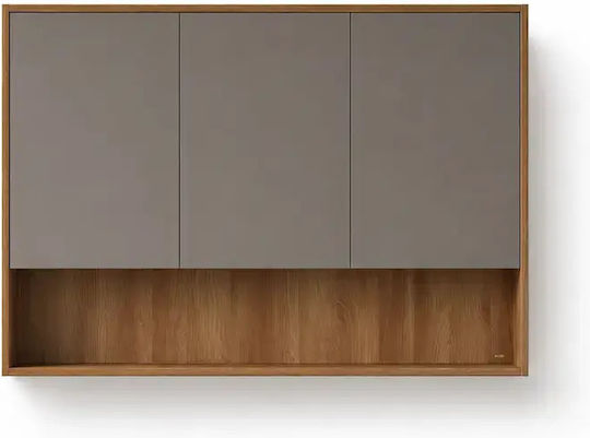 Karag Ορθογώνιος Καθρέπτης Μπάνιου από Plywood 120x80cm
