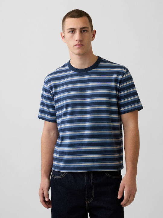 GAP GAP Herrenblusen Navy Streifen