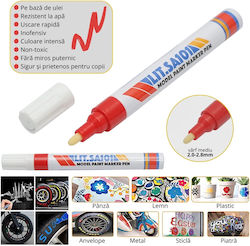 Breckner Dauerhafte Marker Rot 8mm Set 12Stück