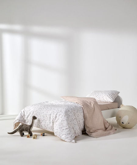 Kentia Σετ Σεντόνια Μονά Βαμβακερά Giffy 160x245cm 3τμχ
