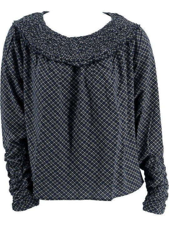 Women's Blouse Navy Blue