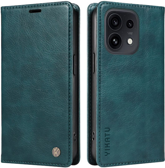 Yikatu Yk-006 Book Case Green Blue Oppo Reno16 5G Reno16 Pro 5G